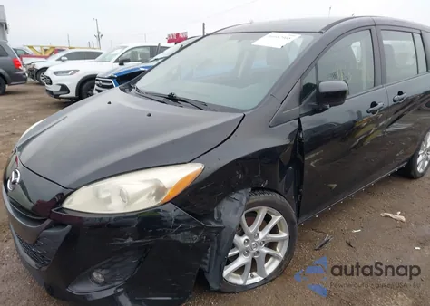 2012 Mazda Mazda5 Touring z USA, uszkodzony, nr VIN JM1CW2CL5C0141423